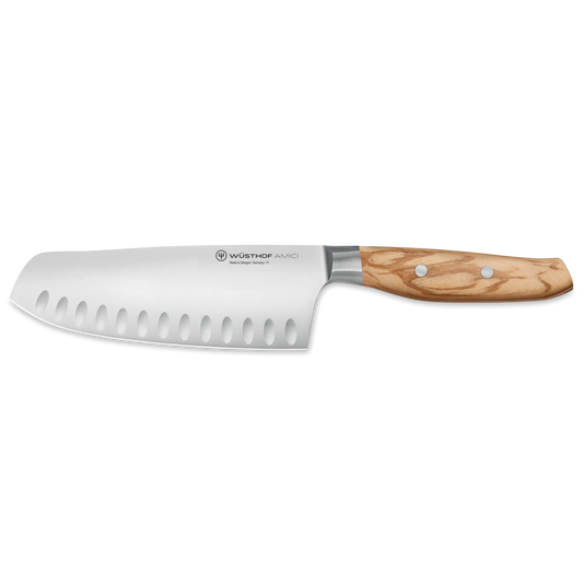 Amici Santoku with Hollow Edge 17 cm | 7 inch