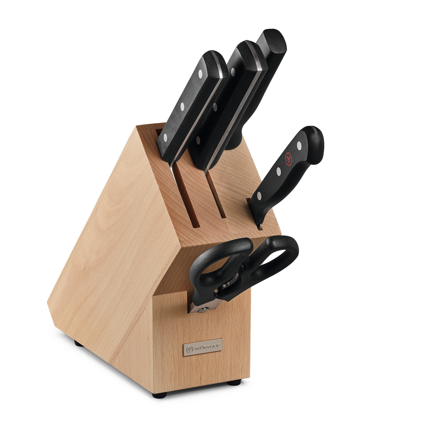 Gourmet 6-piece Knife Block Set | Beech